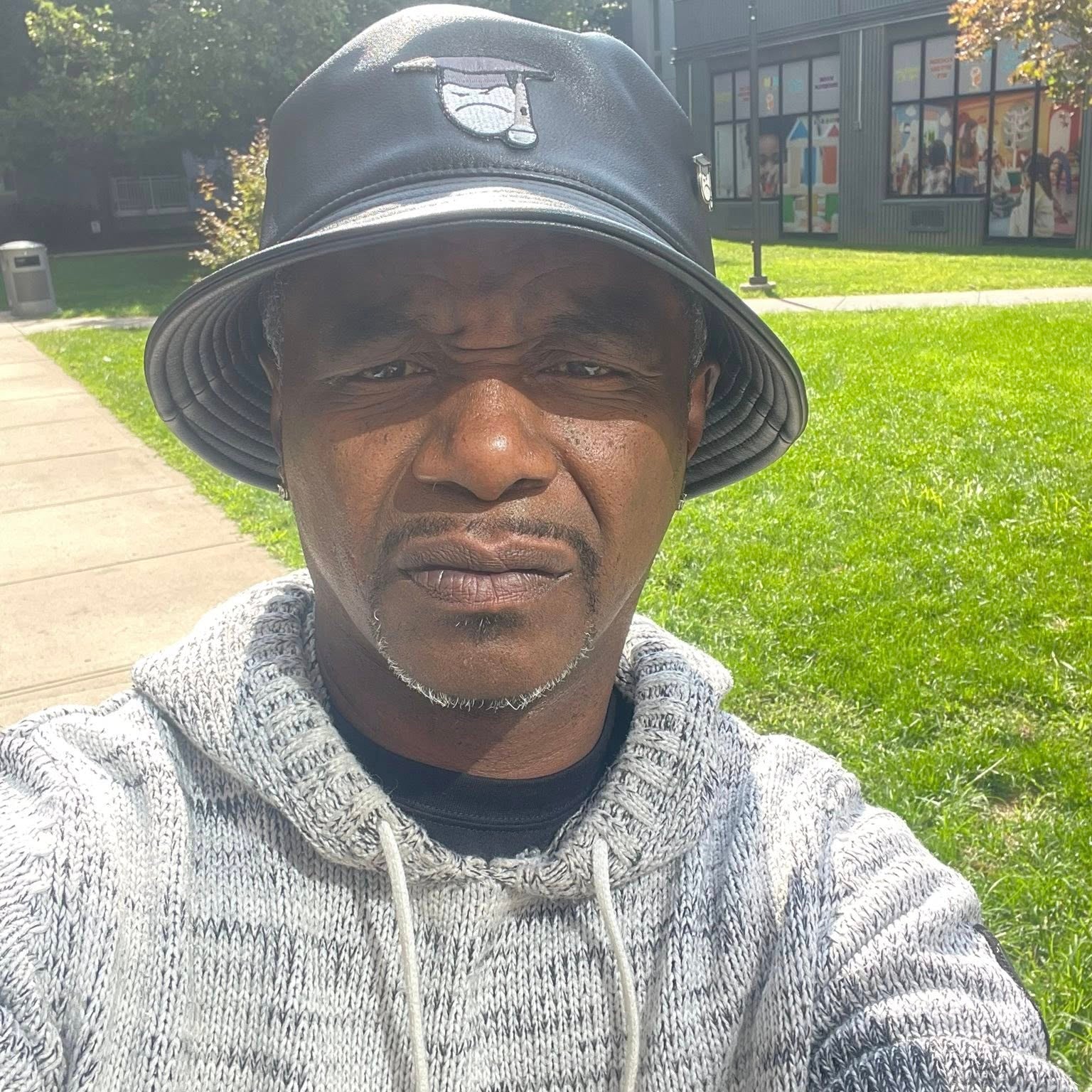 Rappers I.Q? (Black) Bucket Hat (Vegan Leather)