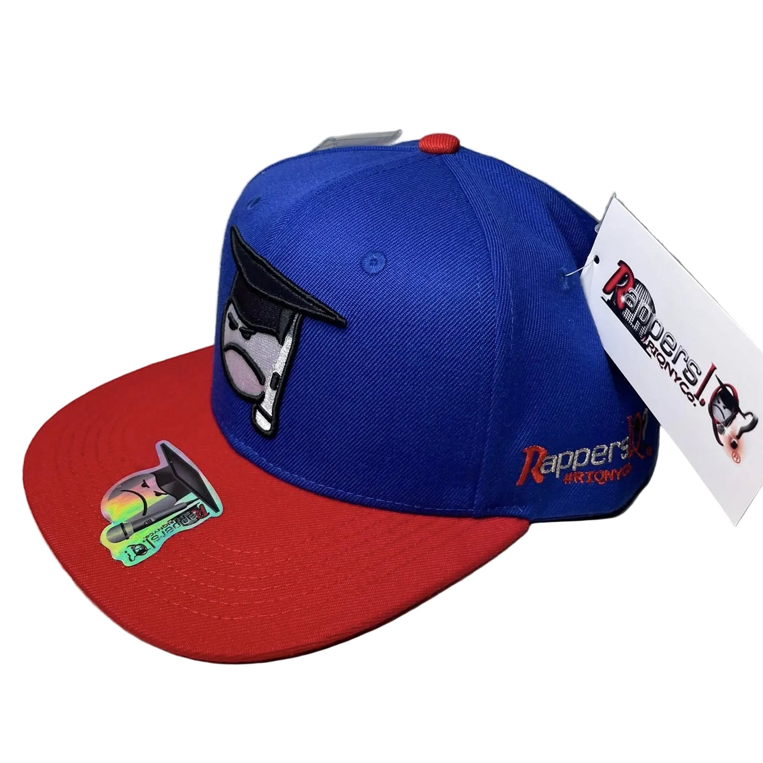 Rappers I.Q? Snapback (Blue and Red)